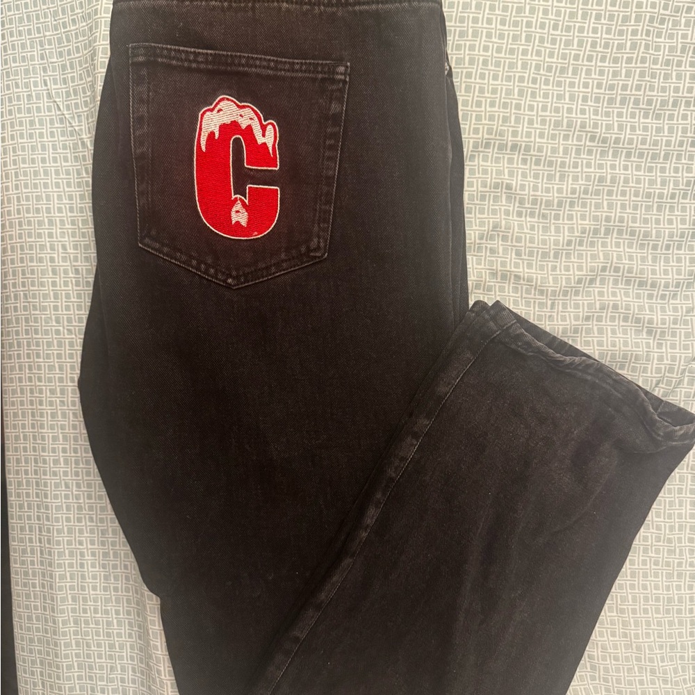 BILLIONAIRE BOYS CLUB Jeans with Red Patch